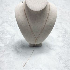 Kendra Scott Rose Gold Long Vivian Necklace NWT